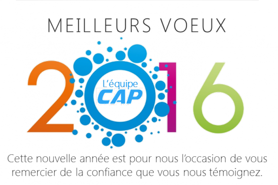 CAP Express vous souhaite une bonne année 2016