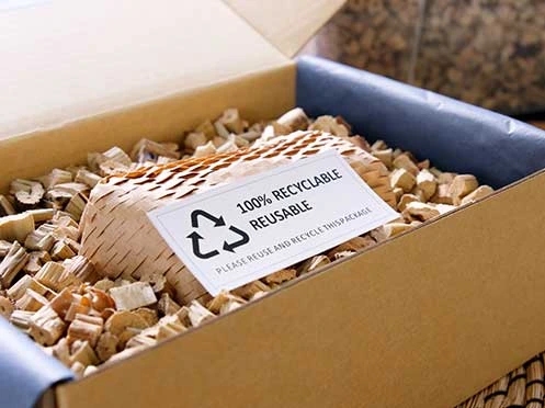 Recyclage emballages colis