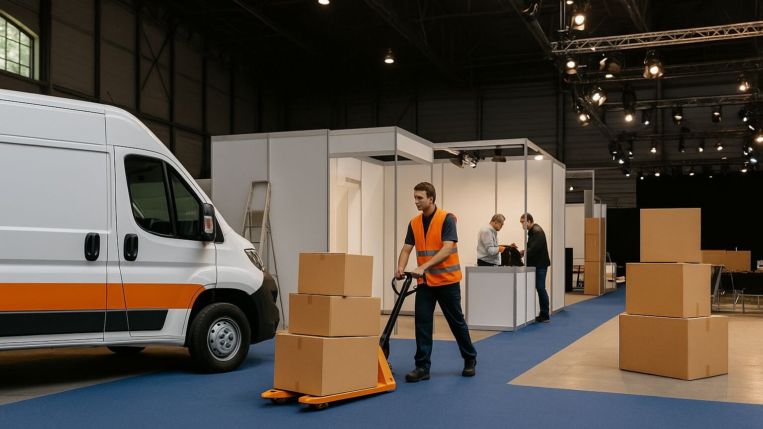 transport et livraison évenementielle salons