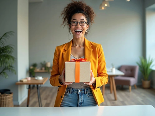 Livraison de cadeaux clients