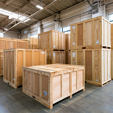 Caisse en bois transport