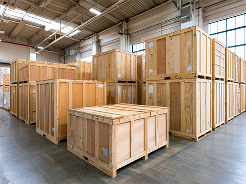 Caisse en bois transport